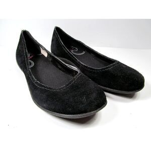 Merrell Avesso Black Suede Ballet Flats Comfort Shoes Size US 6.5  EUR 37